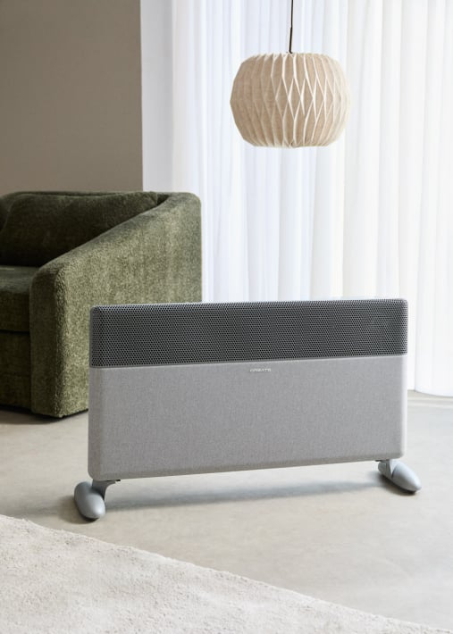 WARM TEXTILE INVERTER - Convettore Inverter da parete o da pavimento con WiFi 1500W / 2000W