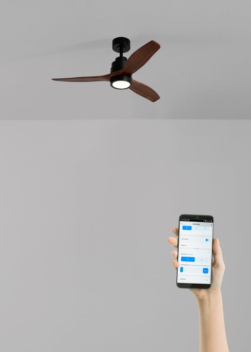 WIND STYLANCE - Ventilatore da soffitto silenzioso da 40 W con pale in ABS tecnico, disponibile in varie dimensioni