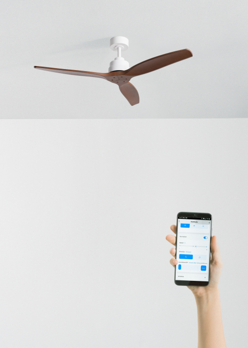 WIND STYLANCE - Ventilatore da soffitto silenzioso da 40 W con pale in ABS tecnico, disponibile in varie dimensioni