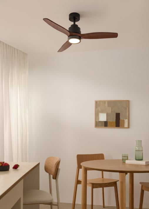 WIND STYLANCE - Ventilatore da soffitto silenzioso da 40 W con pale in ABS tecnico, disponibile in varie dimensioni