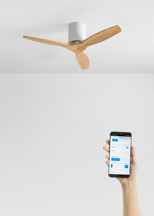 WIND CALM - Ventilatore da soffitto silenzioso da 40W con pale tecniche in ABS di varie dimensioni