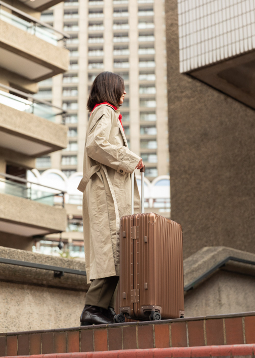 LUGGAGE ALUMINIUM - Valigia rigida in alluminio con lucchetto TSA e ruote multidirezionali