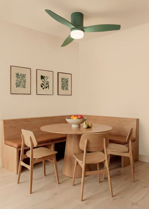 WIND CALM - Ventilatore da soffitto silenzioso da 40W con pale tecniche in ABS di varie dimensioni