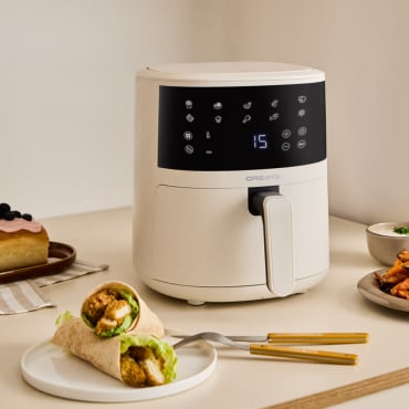 AIR FRYER EASY - Friggitrice Ad Aria Ad Aria 4,5 L Bianco Sporco