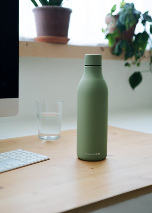 BOTTLE STUDIO - Borraccia termica in acciaio inox varie dimensioni