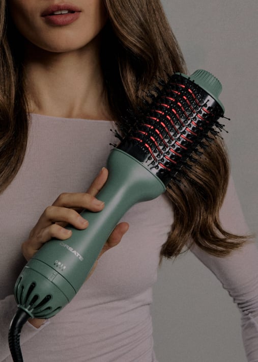 CERAMIC LED VOLUME STYLER - Spazzola volumizzante con doppio trattamento LED