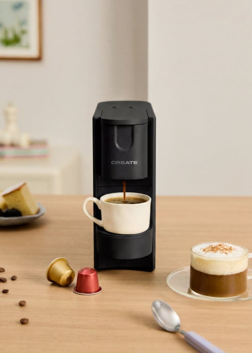 THERA EASY - Macchina da caffè espresso a capsule 20 bar con contenitore di raccolta