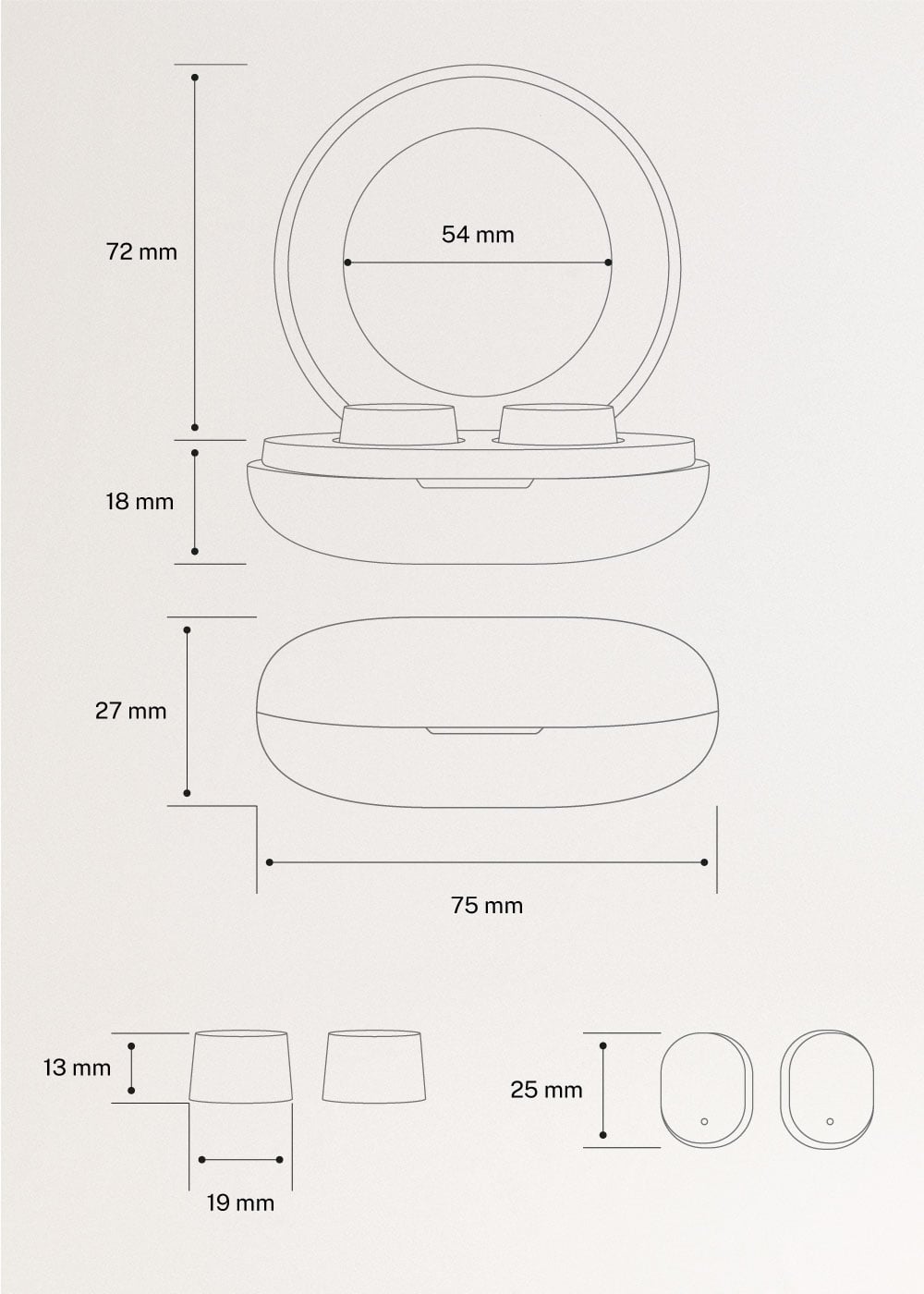 SKINCARE LED SPOT PATCH 3 in 1 - Patch LED 3 in 1 per il trattamento dell’acne, medidas foto vertical