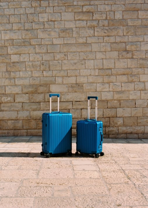 LUGGAGE ALUMINIUM - Valigia rigida in alluminio con lucchetto TSA e ruote multidirezionali