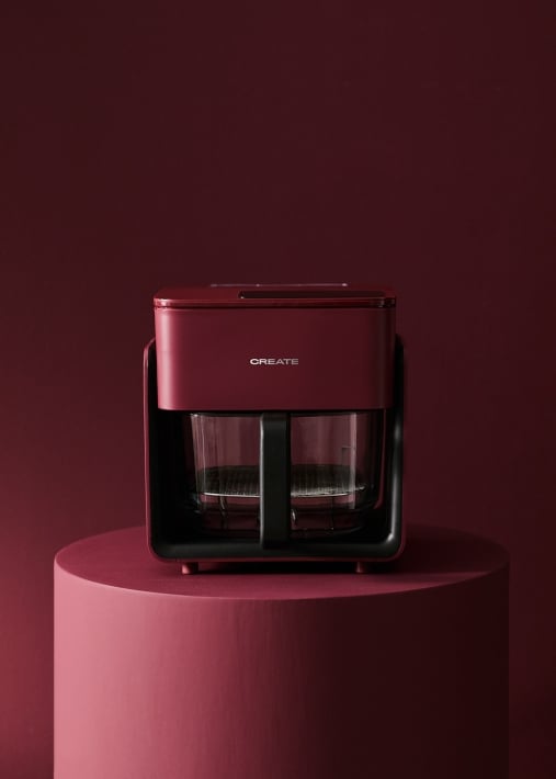 AIR FRYER STUDIO CRYSTAL - Friggitrice ad aria in vetro 4,2 L con vaporizzatore opzionale