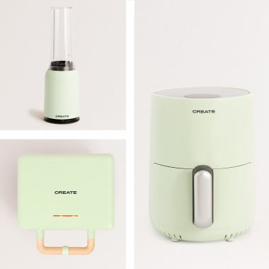 Acquista Blender  MOI STUDIO + Tostapane grill e macchina waffle STONE STUDIO Doppia + Friggitrice ad aria 1.5 L  FRYER AIR