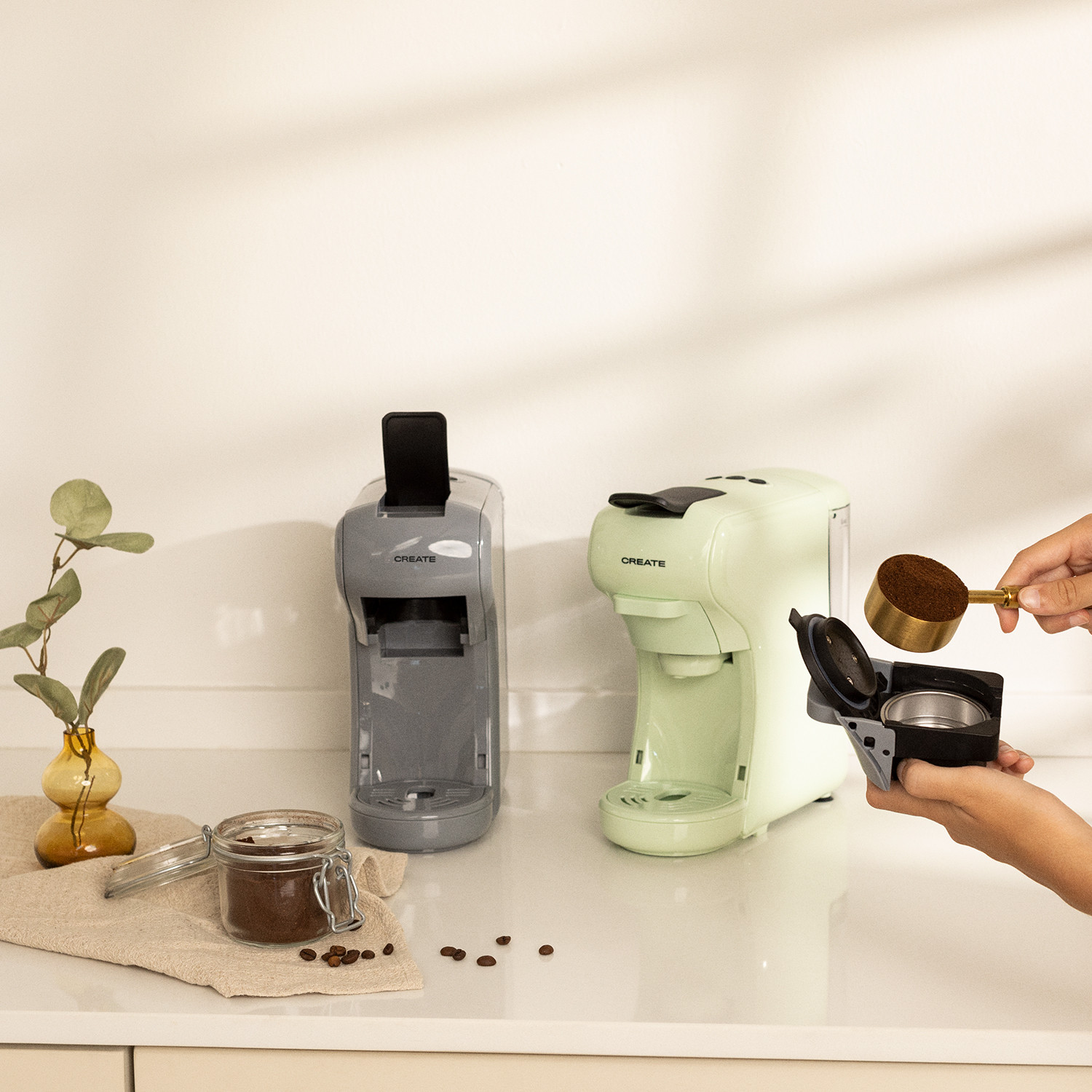 POTTS STYLANCE Macchina per caffè Espresso multicapsule Create Ikohs