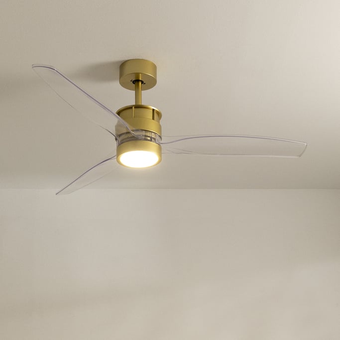 WINDLIGHT HELM DC - Ventilatore da soffitto 40W Silenzioso Ø132 cm, imagen de galería 1