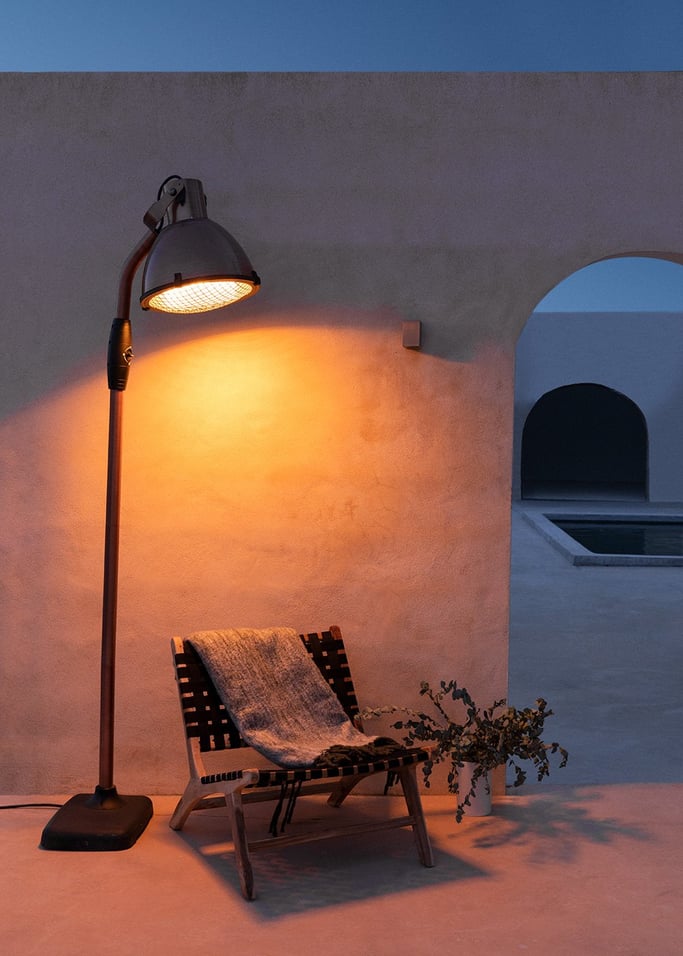 PATIO HEATER LAMP 2500W - Stufa radiatore alogeno a infrarossi per terrazze ed esterni, Immagine di galleria 1