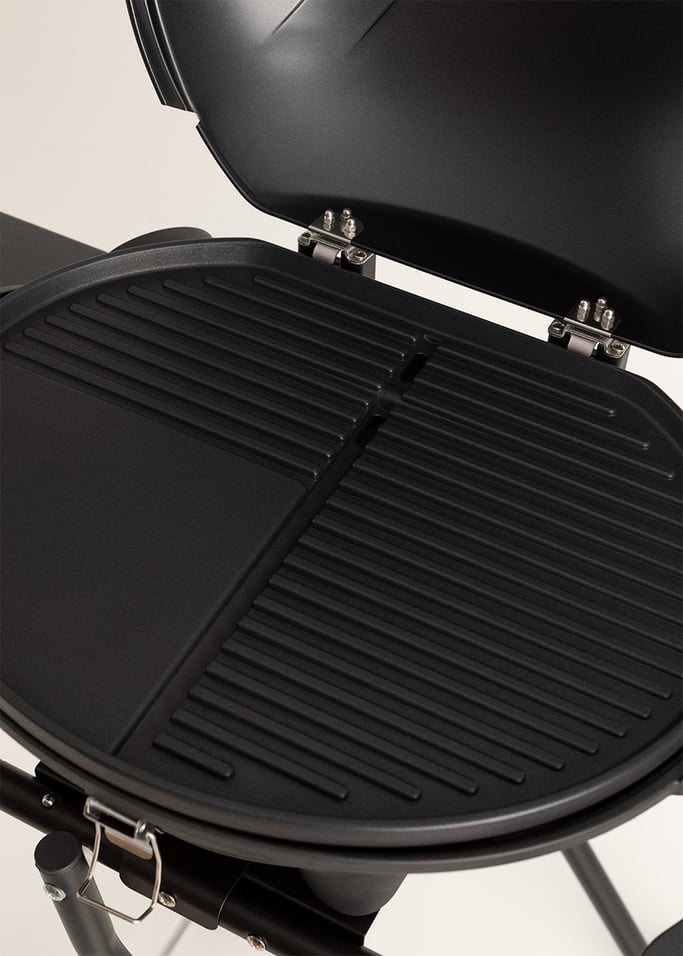 BBQ SURFACE 2 IN 1 - Barbecue elettrico da tavolo o con carrello