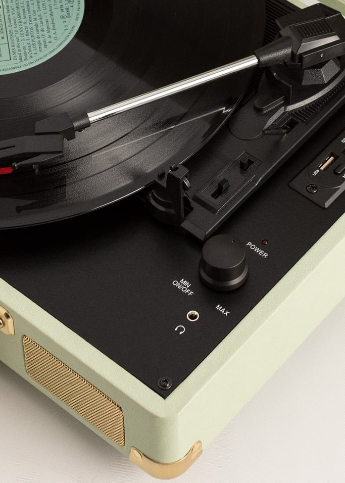 RECORD PLAYER POP - Giradischi portatile a valigetta con Bluetooth USB, SD, MicroSD e MP3 , Immagine di galleria 7