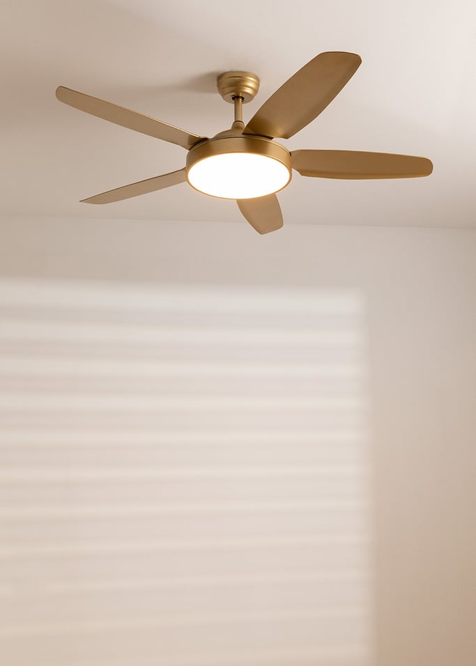 WIND FLAT - Ventilatore da soffitto 40W silenzioso Ø132 cm, Immagine di galleria 2