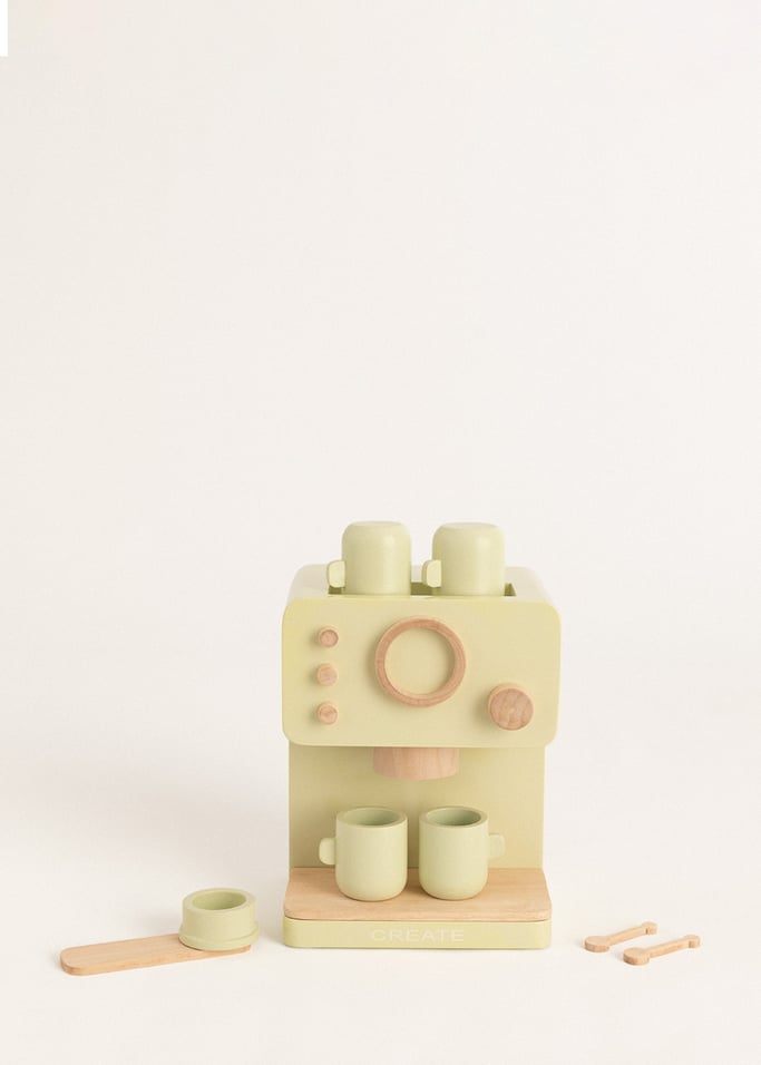 THERA KIDS - Macchina da caffè giocattolo in legno, Immagine di galleria 1