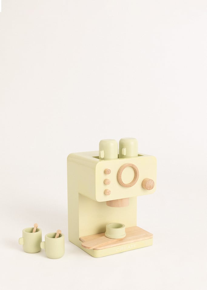 THERA KIDS - Macchina da caffè giocattolo in legno, Immagine di galleria 2