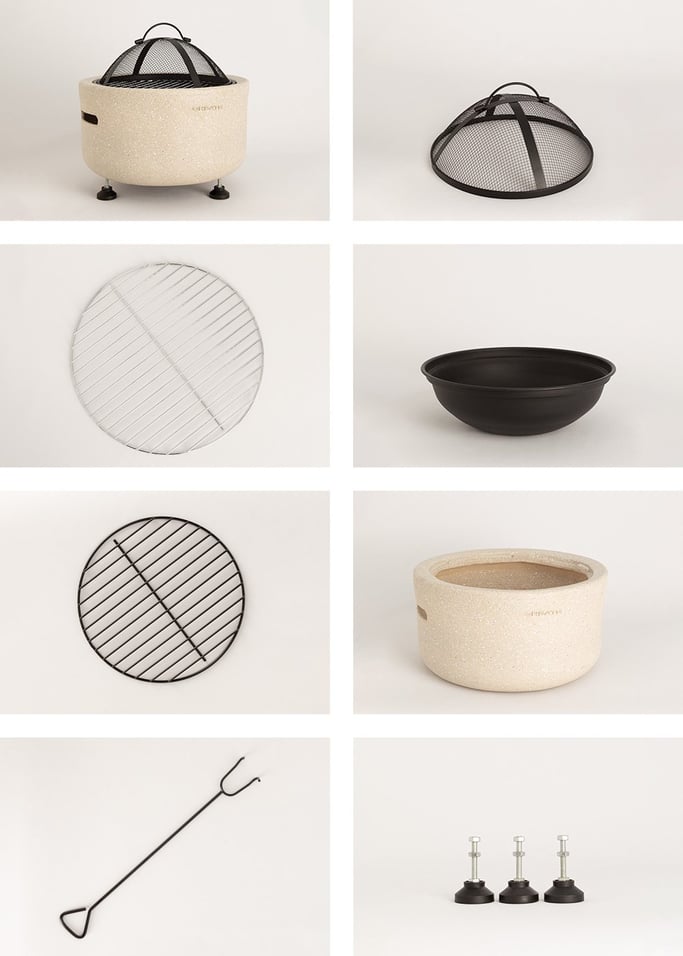 FIRE BOWL GRILL - Braciere da esterno con grill, Immagine di galleria 10