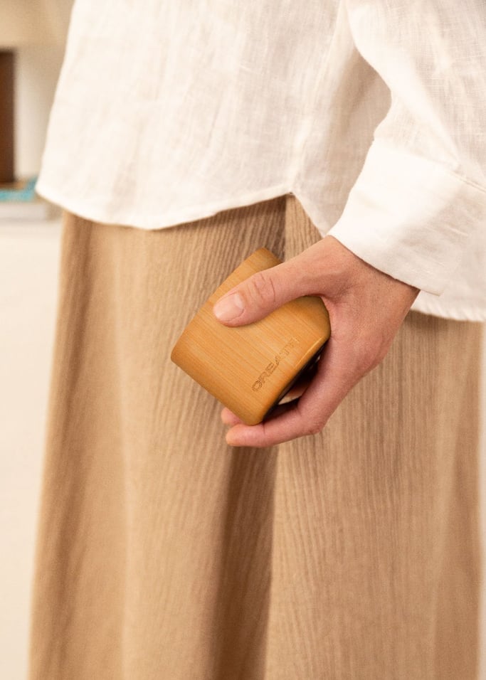 SPEAKER MINI BAMBOO - Altoparlante Speaker Bluetooth in bambù, Immagine di galleria 5