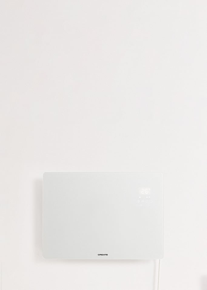 WARM CRYSTAL 1500W - Termoconvettore elettrico in vetro con WiFi, Immagine di galleria 7