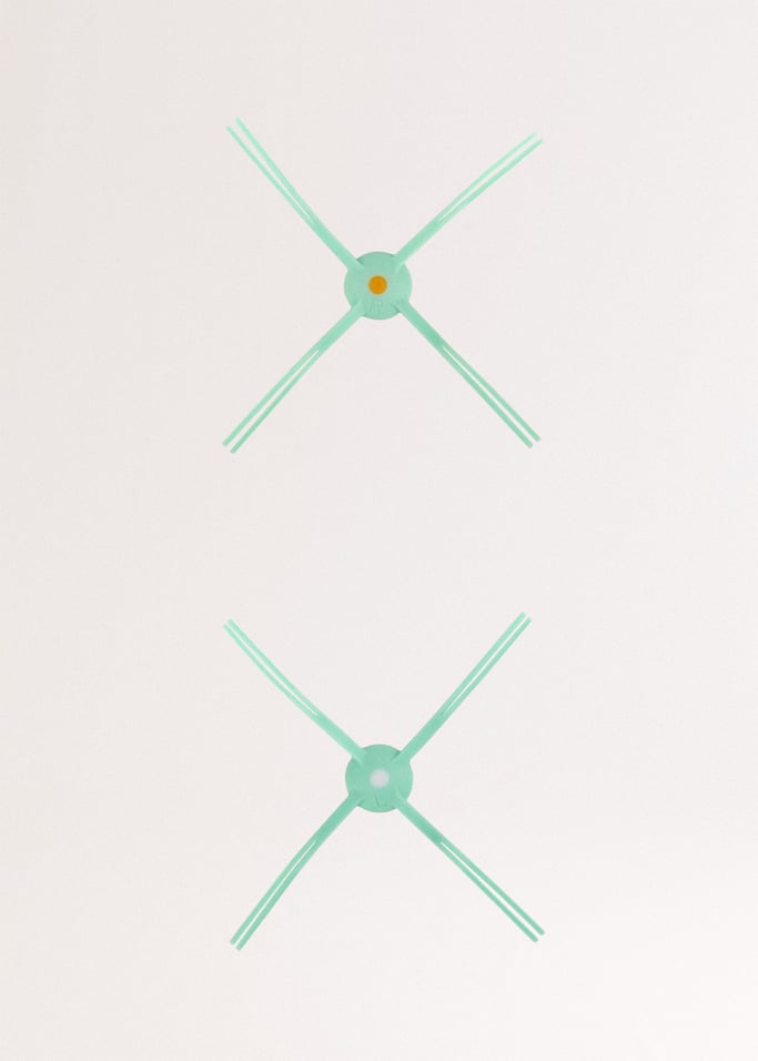 Confezione di 2 spazzole in silicone NETBOT S15 / S15 2.0 / S40 - Spazzola laterale x1 sinistra x1 destra, Immagine di galleria 1