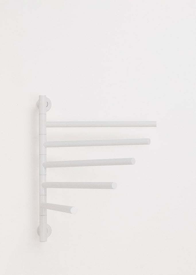 WARM TOWEL MINIMAL - Scaldasalviette elettrico 80W con barre girevoli 180º, Immagine di galleria 6