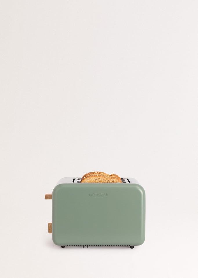 Pack TOAST RETRO Tostapane + THERA RETRO Macchina da caffè espresso con finitura opaca, Immagine di galleria 5