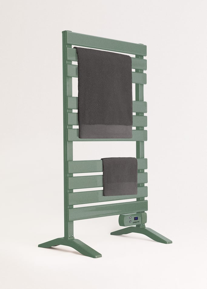 WARM TOWEL - Scaldasalviette elettrico da terra o da parete 500W, Immagine di galleria 3