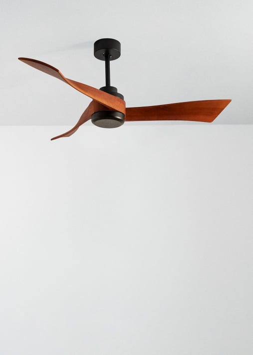 Acquista WIND CURVE - Ventilatore da soffitto 40W silenzioso Ø132 100% legno