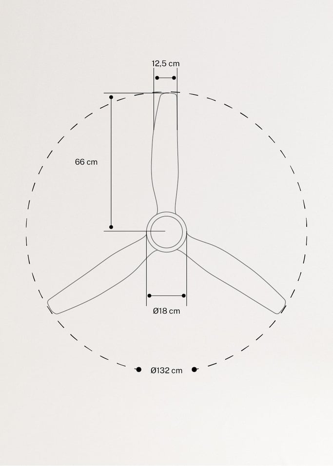 WIND STYLANCE - Ventilatore da soffitto 40W silenzioso 100% legno varie dimensioni, Immagine di galleria 8