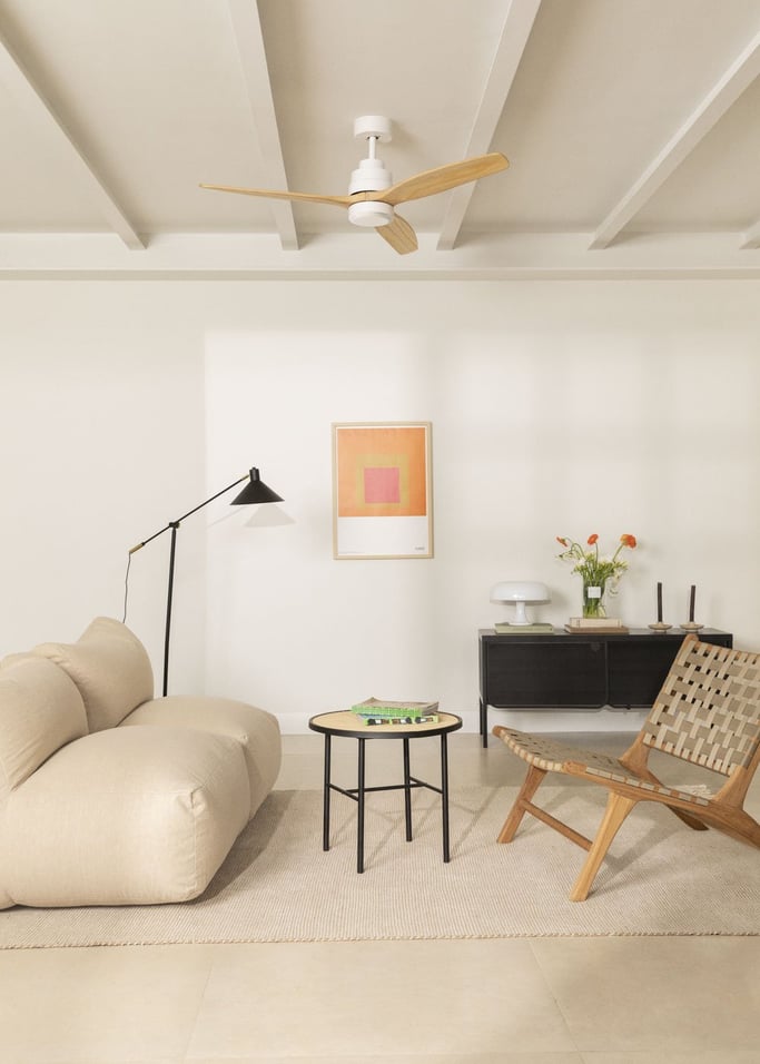WIND STYLANCE - Ventilatore da soffitto 40W silenzioso Ø132 cm con luce LED da 15W, Immagine di galleria 2
