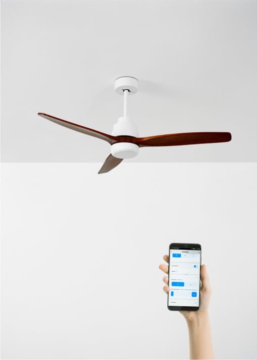 Acquista WIND STYLANCE - Ventilatore da soffitto 40W silenzioso Ø132 cm 100% legno