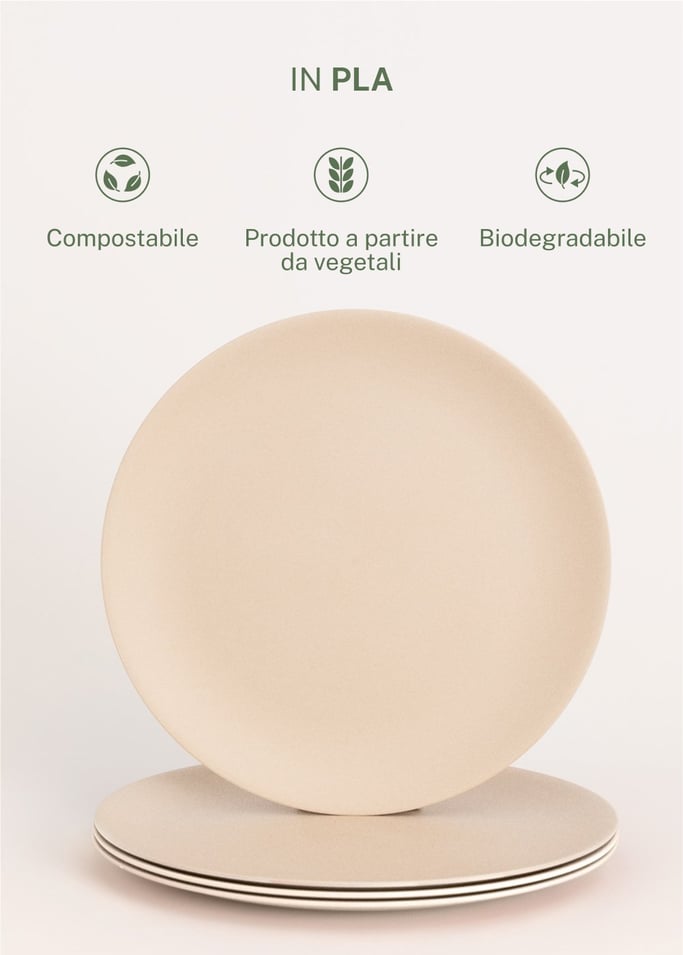 KITCHENWARE OUTDOOR ECO - Set 4 piatti da esterno, Immagine di galleria 3