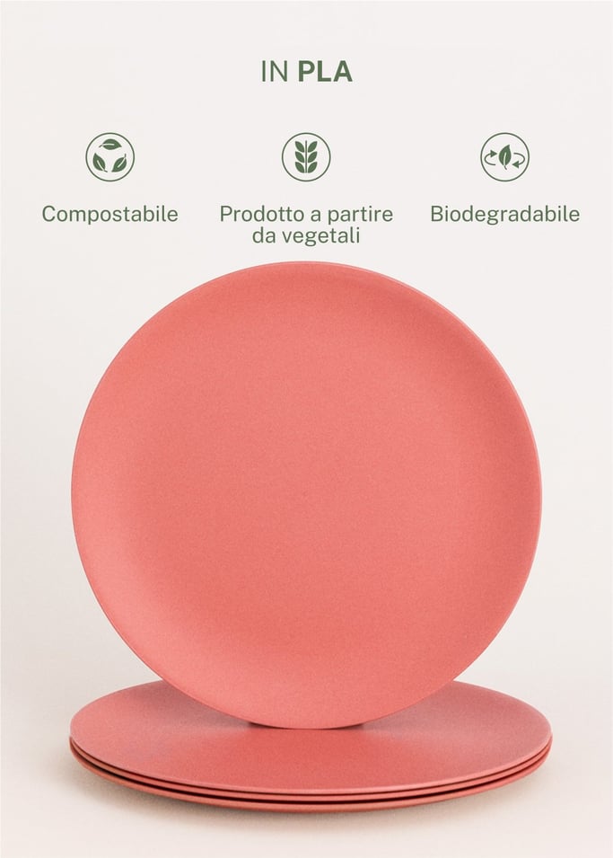 KITCHENWARE OUTDOOR ECO - Set 4 piatti da esterno, Immagine di galleria 3