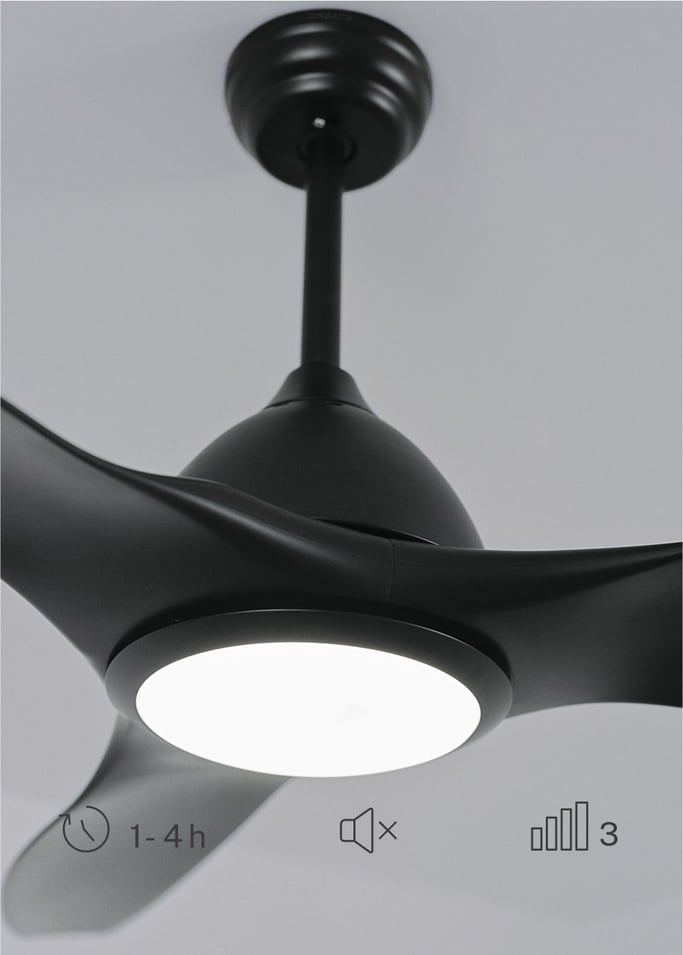 WIND SAIL - Ventilatore da soffitto 90W silenzioso XL Ø163 cm , Immagine di galleria 3