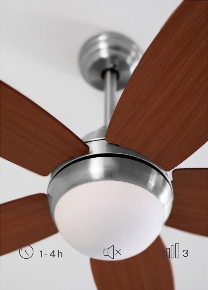 WIND FLOWOOD - Ventilatore da soffitto 60W silenzioso Ø108 cm, Immagine di galleria 4