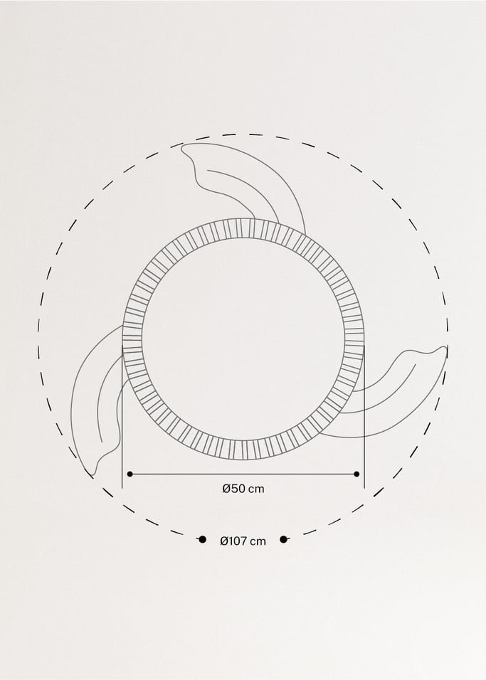 WIND CLEAR RATTAN - Ventilatore da soffitto 40W silenzioso Ø108cm lame retrattili con luce LED da 36W, Immagine di galleria 9