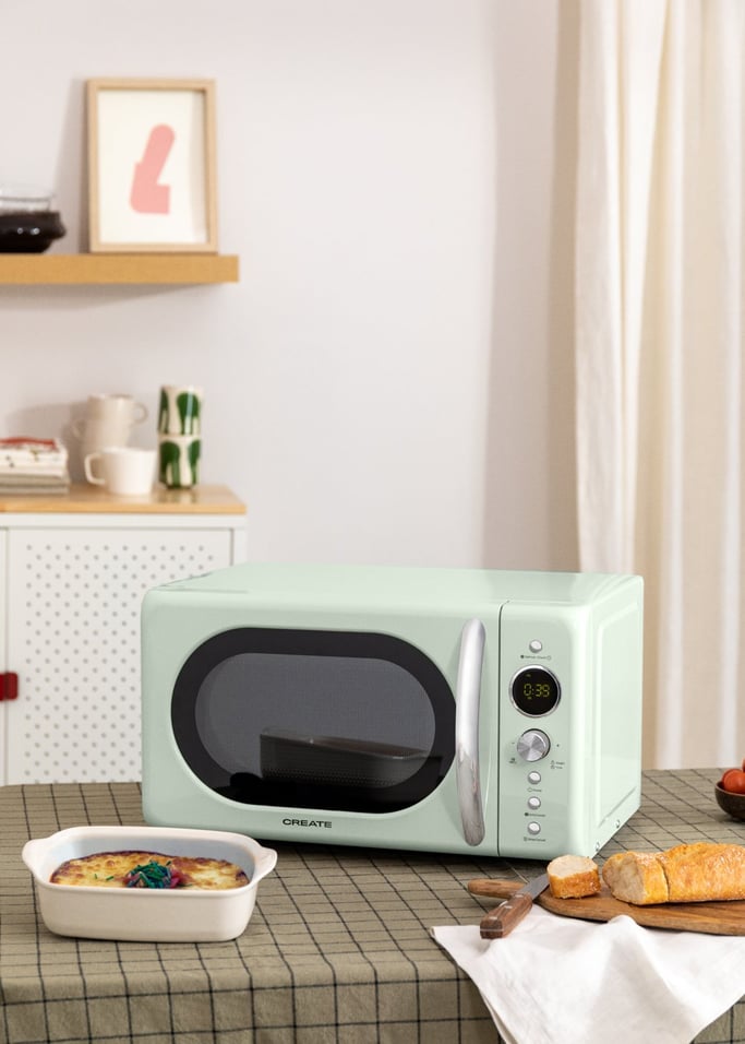 MICROWAVE RETRO - Forno a microonde digitale grill 900W, Immagine di galleria 1