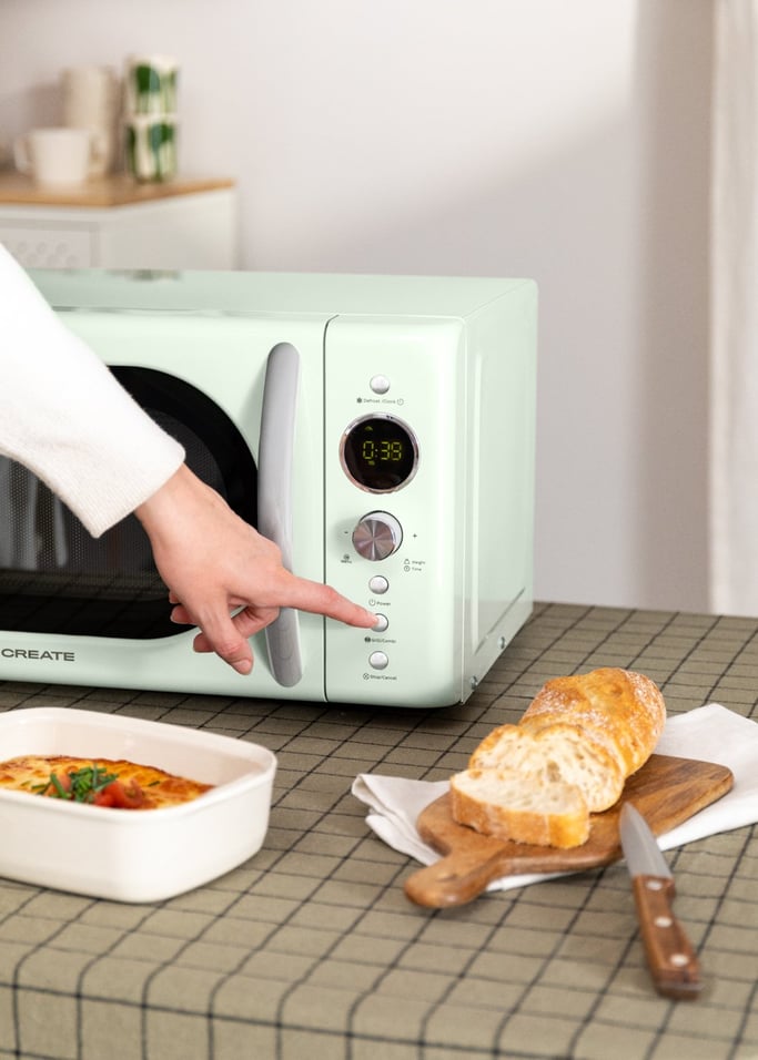 MICROWAVE RETRO - Forno a microonde digitale grill 900W, Immagine di galleria 2