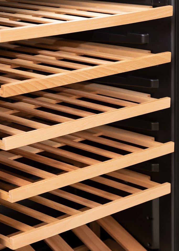 WINECOOLER RETRO - Raffreddatore di vino elettrico in stile retrò per 12, 45 o 76 bottiglie, Immagine di galleria 5