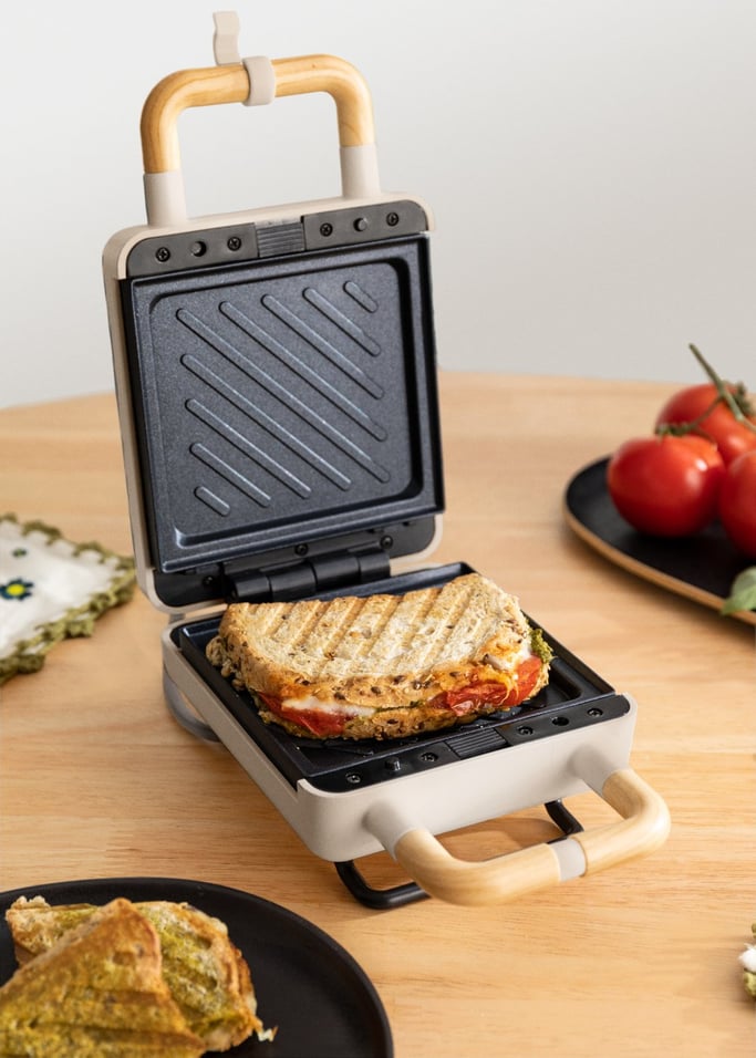 STONE STUDIO - Tostiera per panini, grill e waffle con piastre intercambiabili, Immagine di galleria 3