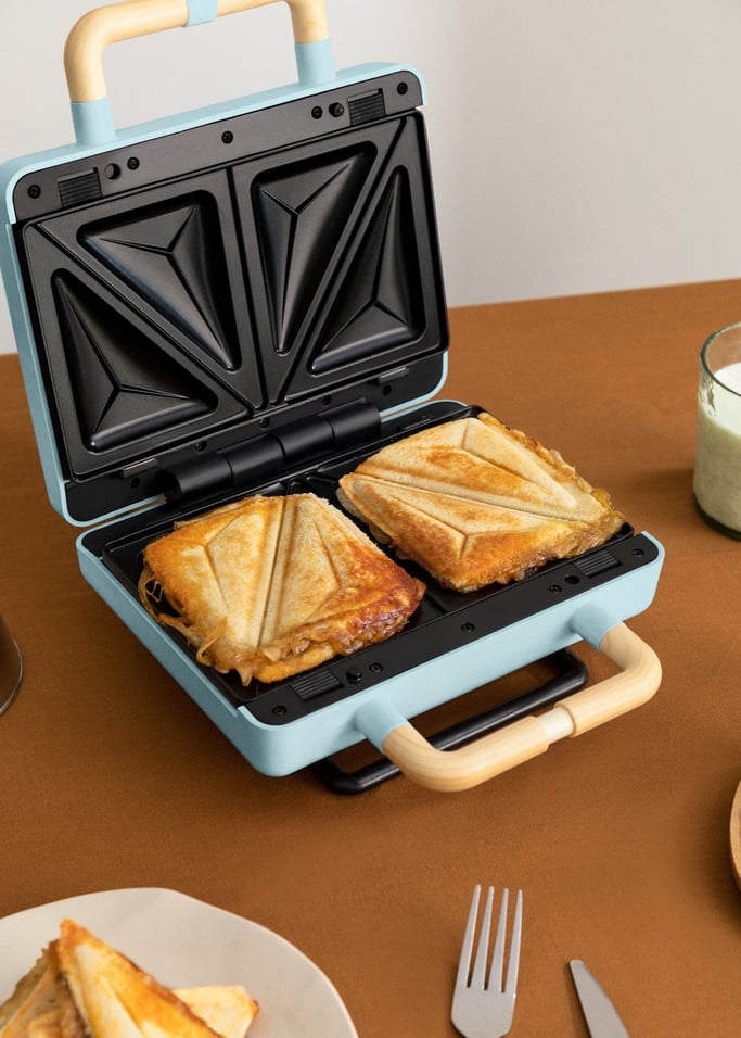 STONE STUDIO - Tostiera per panini, grill e waffle con piastre intercambiabili, Immagine di galleria 2