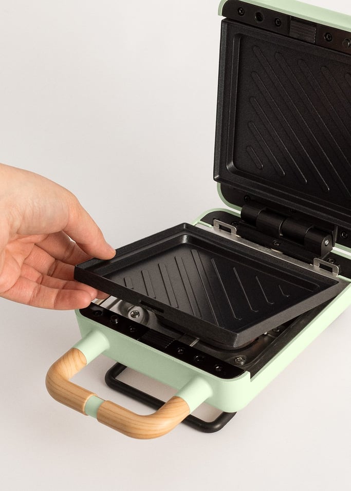 STONE STUDIO - Tostiera per panini, grill e waffle con piastre intercambiabili, Immagine di galleria 6