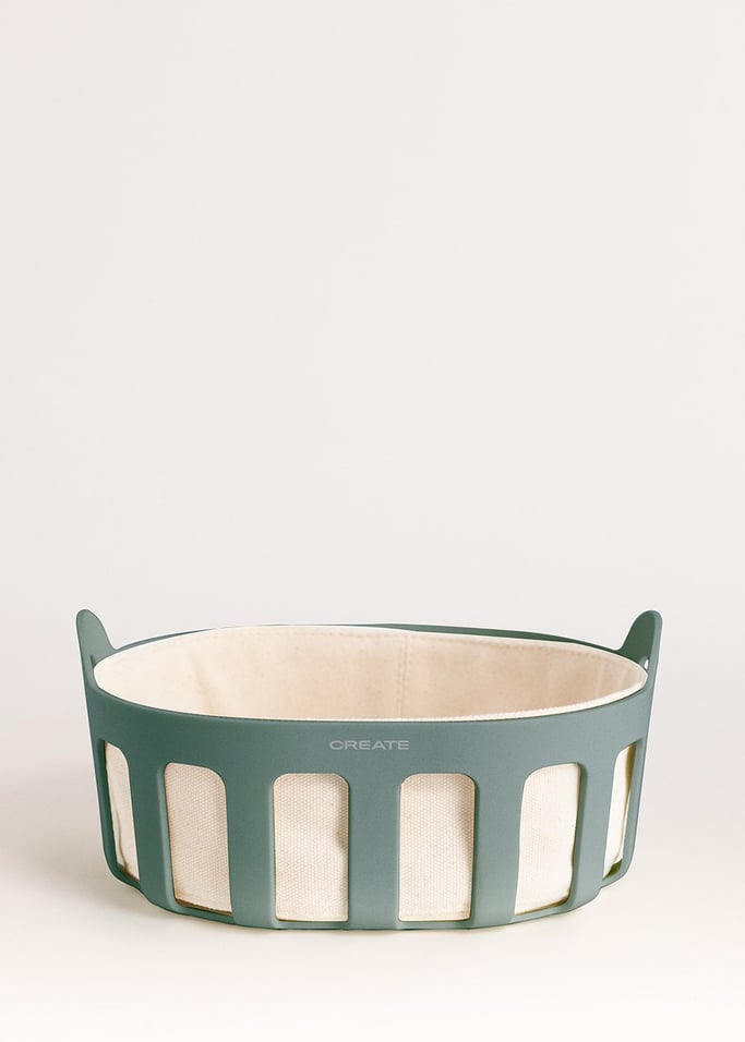 KITCHENWARE STUDIO - Cestino per il pane foderato in 100% cotone, Immagine di galleria 4