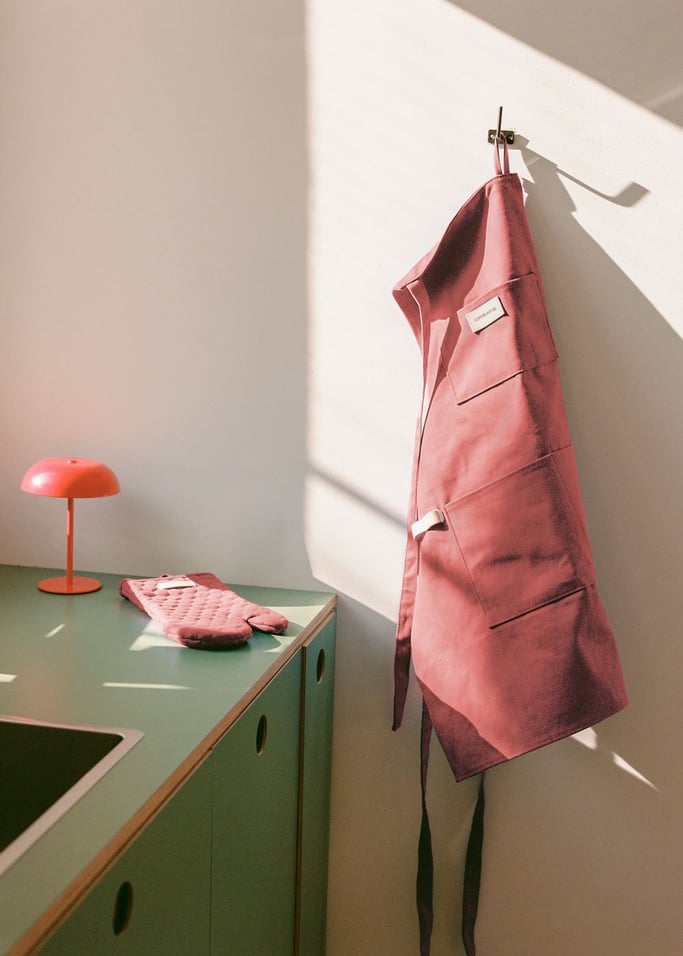 KITCHENWARE STUDIO - Pack di grembiule da cucina e guanto da forno, Immagine di galleria 1