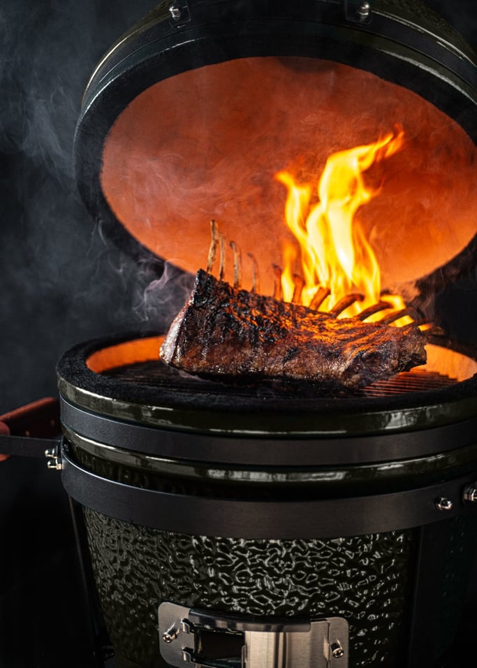 BBQ KAMADO - Barbecue affumicatore in ceramica, Immagine di galleria 7