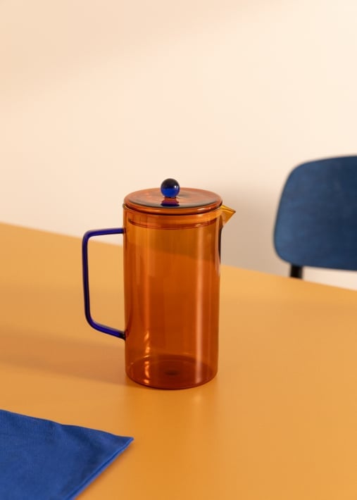 Acquista AMBAR COLLECTION - Caraffa Alta 1L in Vetro di Borosilicato