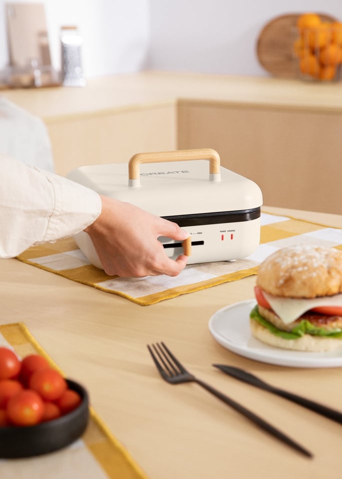 STONE STUDIO PRO - Grill multifunzione con apertura a 180º, Immagine di galleria 3